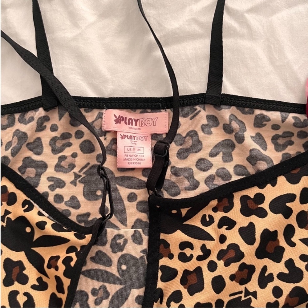 Playboy Y2K Slip On Cheetah Dress Adjustable Strap​ - Picture 3 of 5